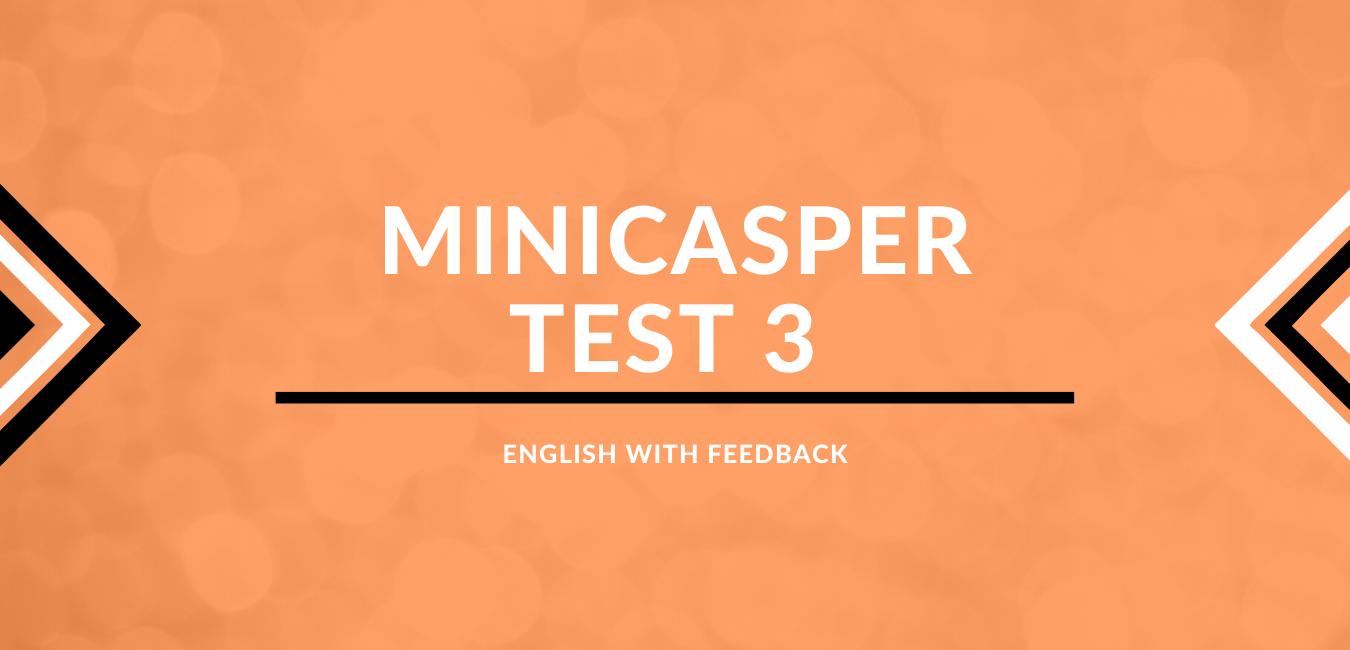 MiniCASPer 3: English with Feedback (24hr3EN)