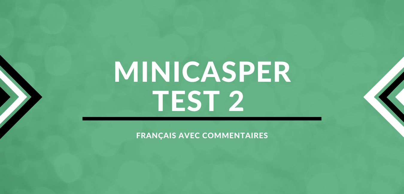 MiniCASPer 2: Français sans Commentaires