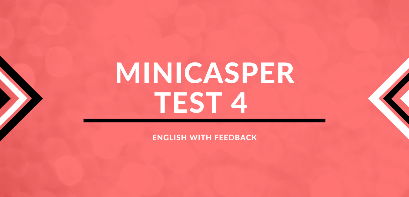 Practice CASPer Test Level 4: No Feedback